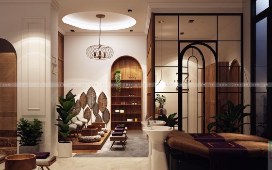 Thiết kế thi công trọn gói Zehera Beauty & Spa