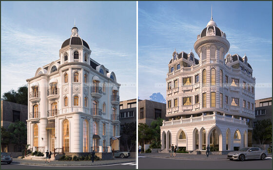 Thiết kế kiến trúc lâu đài quận 7