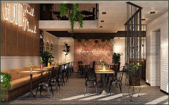 Thiết kế thi công trọn gói nhà hàng Phanta Stay Quận 1