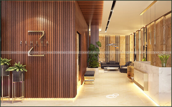 Thiết kế thi công trọn gói Zehera Beauty & Clinic